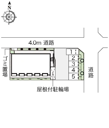 ★手数料０円★八尾市安中町　月極駐車場（LP）